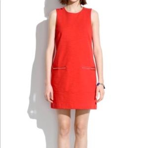 Madewell Red Sleeveless Tunic Dress Size Medium